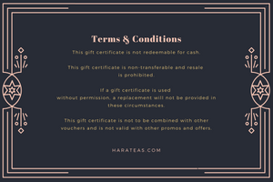 Harateas Gift Card